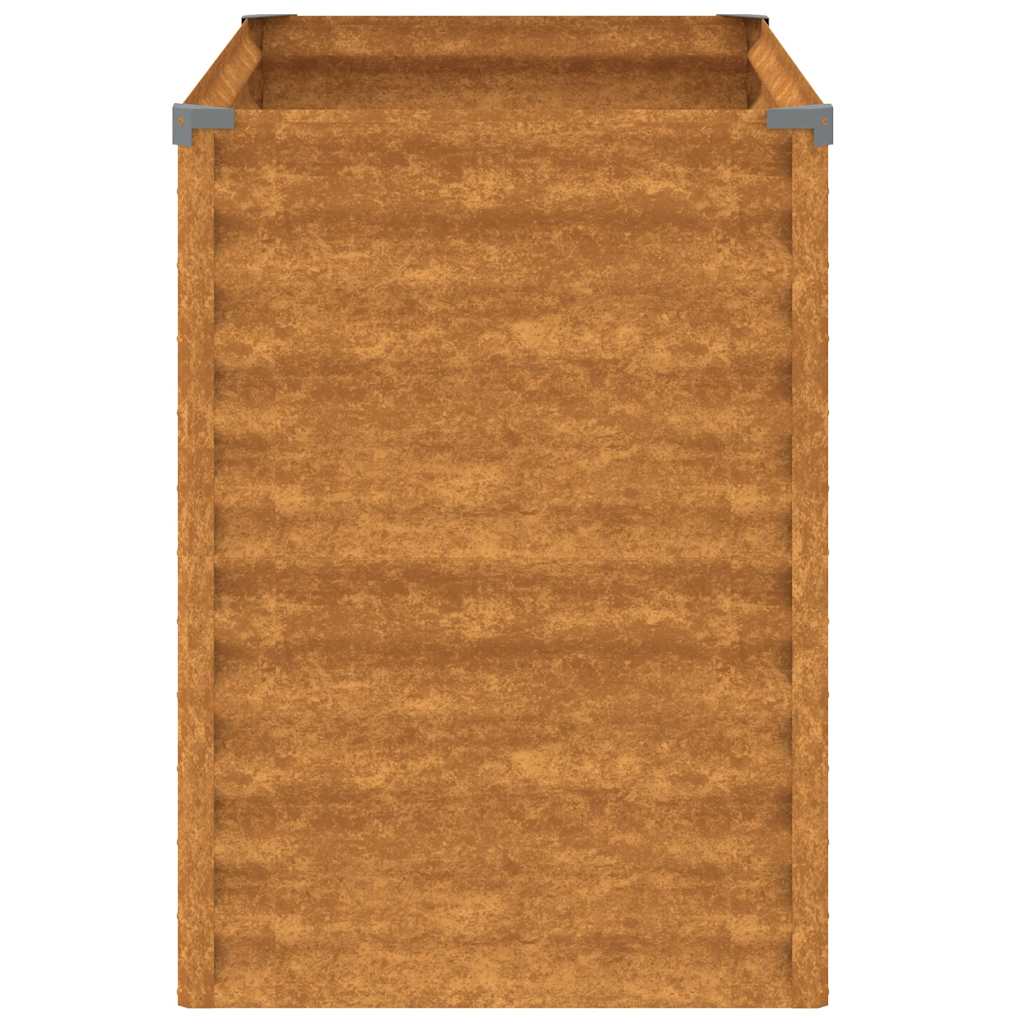 Pakelta sodo lysvė, 100x50x69 cm, Corten plienas