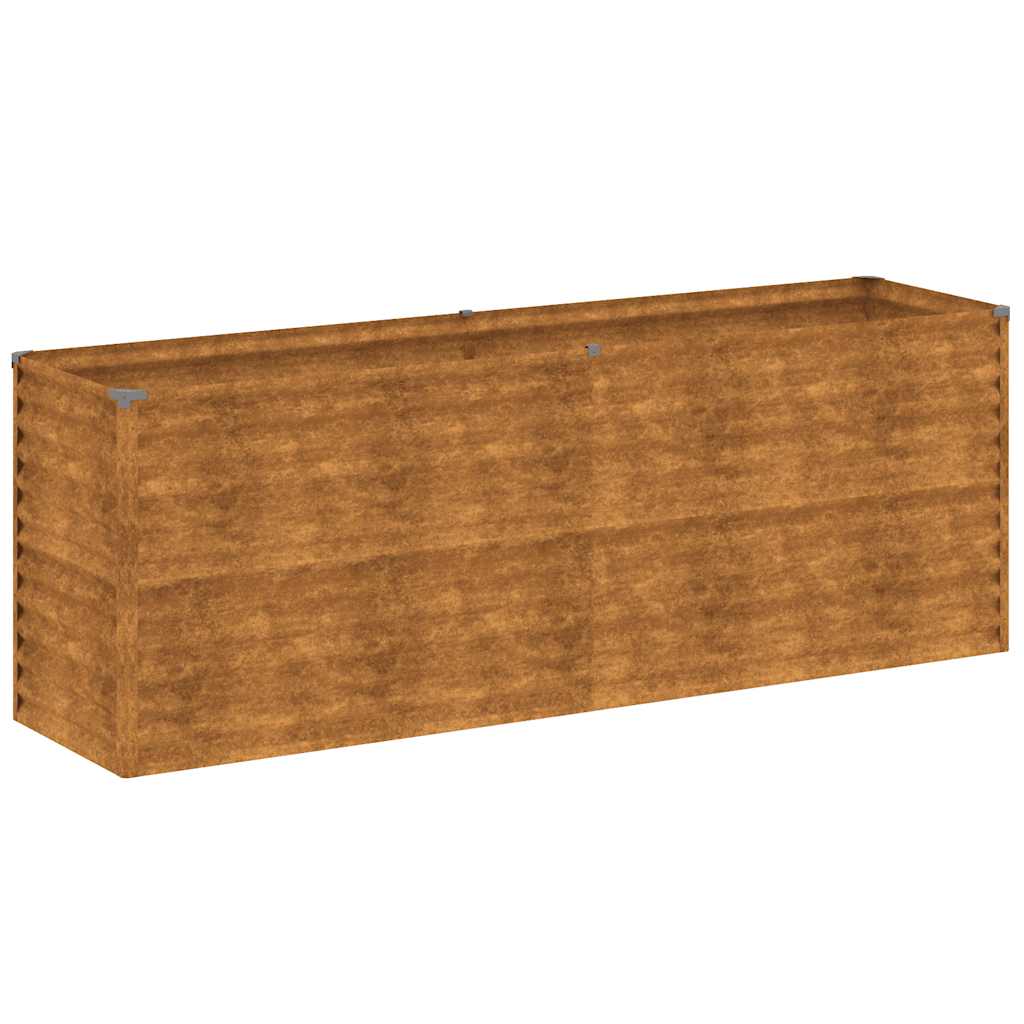 Pakelta sodo lysvė, 196x50x69cm, Corten plienas