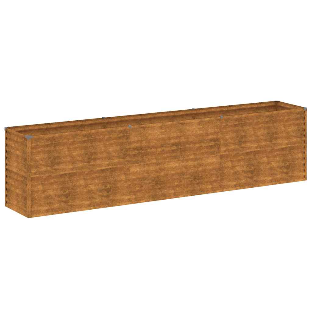 Pakeltas sodo lysvė, 291x50x69cm, Corten plienas