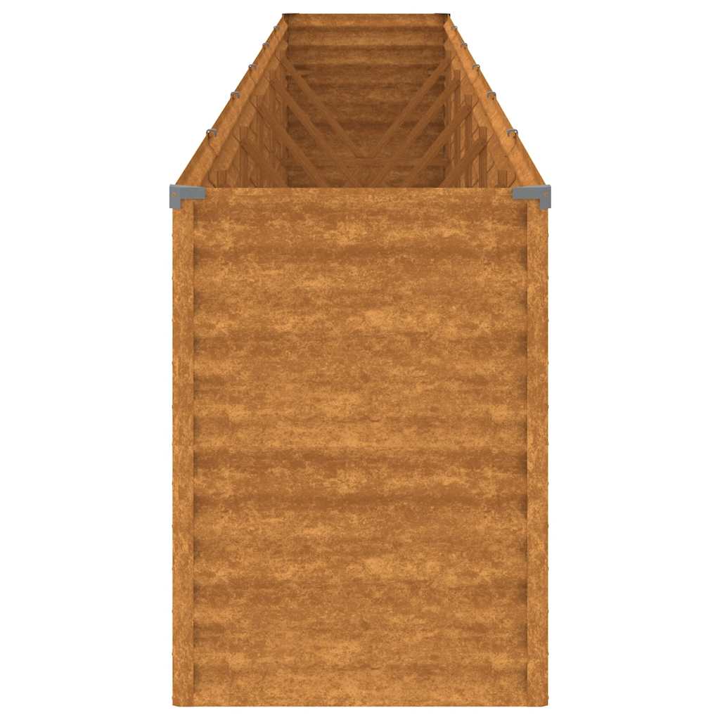 Pakelta sodo lysvė, 578x50x69cm, Corten plienas