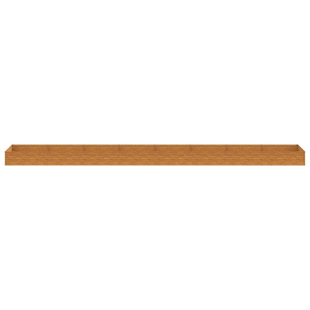 Aukštas sodo lovelis, 770x100x36cm, Corten plienas