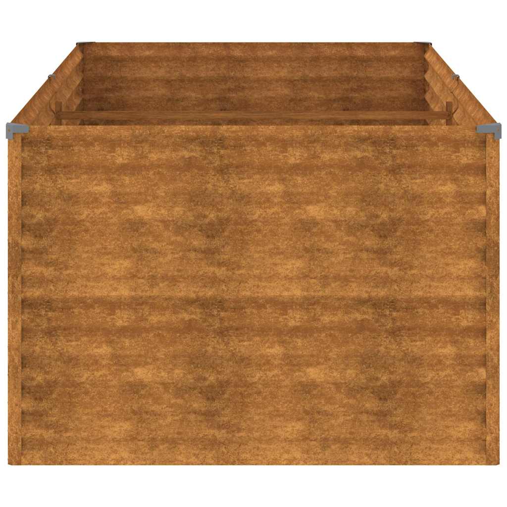 Aukštas sodo lovelis, 196x100x69cm, Corten plienas