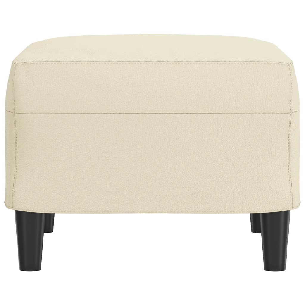 Pakoja, kreminės spalvos, 60x50x41cm, dirbtinė oda