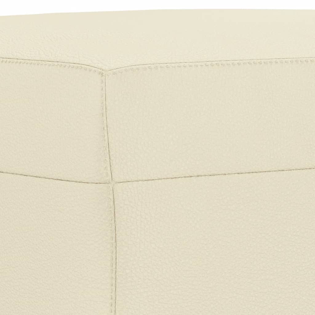 Pakoja, kreminės spalvos, 60x50x41cm, dirbtinė oda