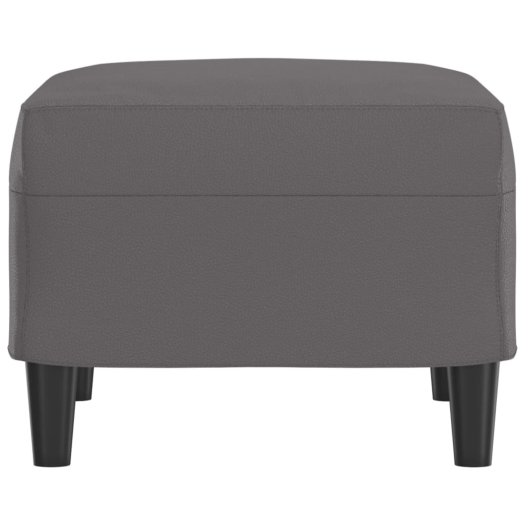 Pakoja, pilkos spalvos, 60x50x41cm, dirbtinė oda