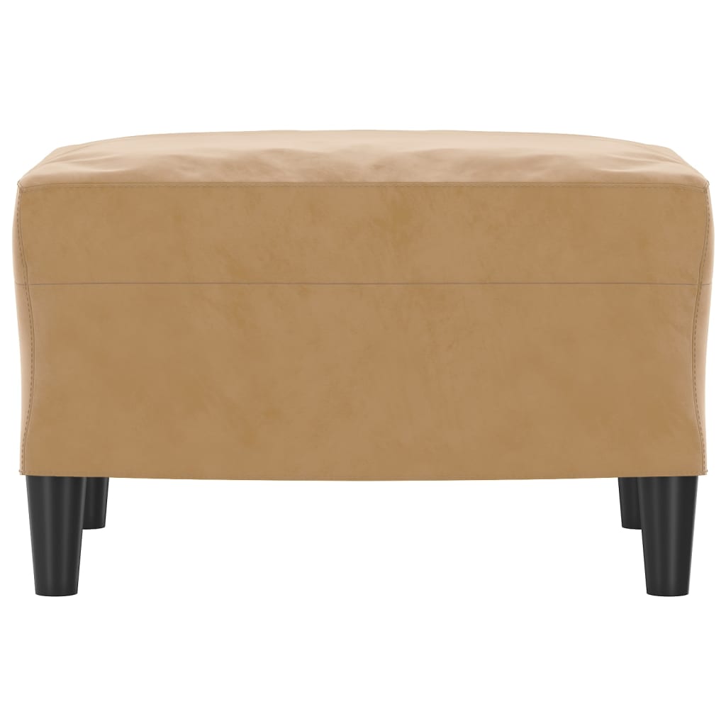 Pakoja, rudos spalvos, 60x50x41cm, aksomas