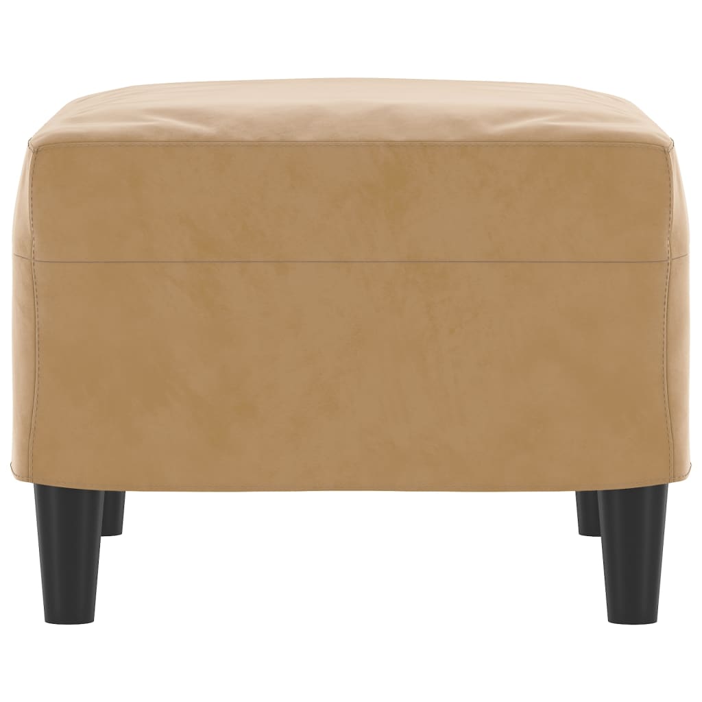 Pakoja, rudos spalvos, 60x50x41cm, aksomas