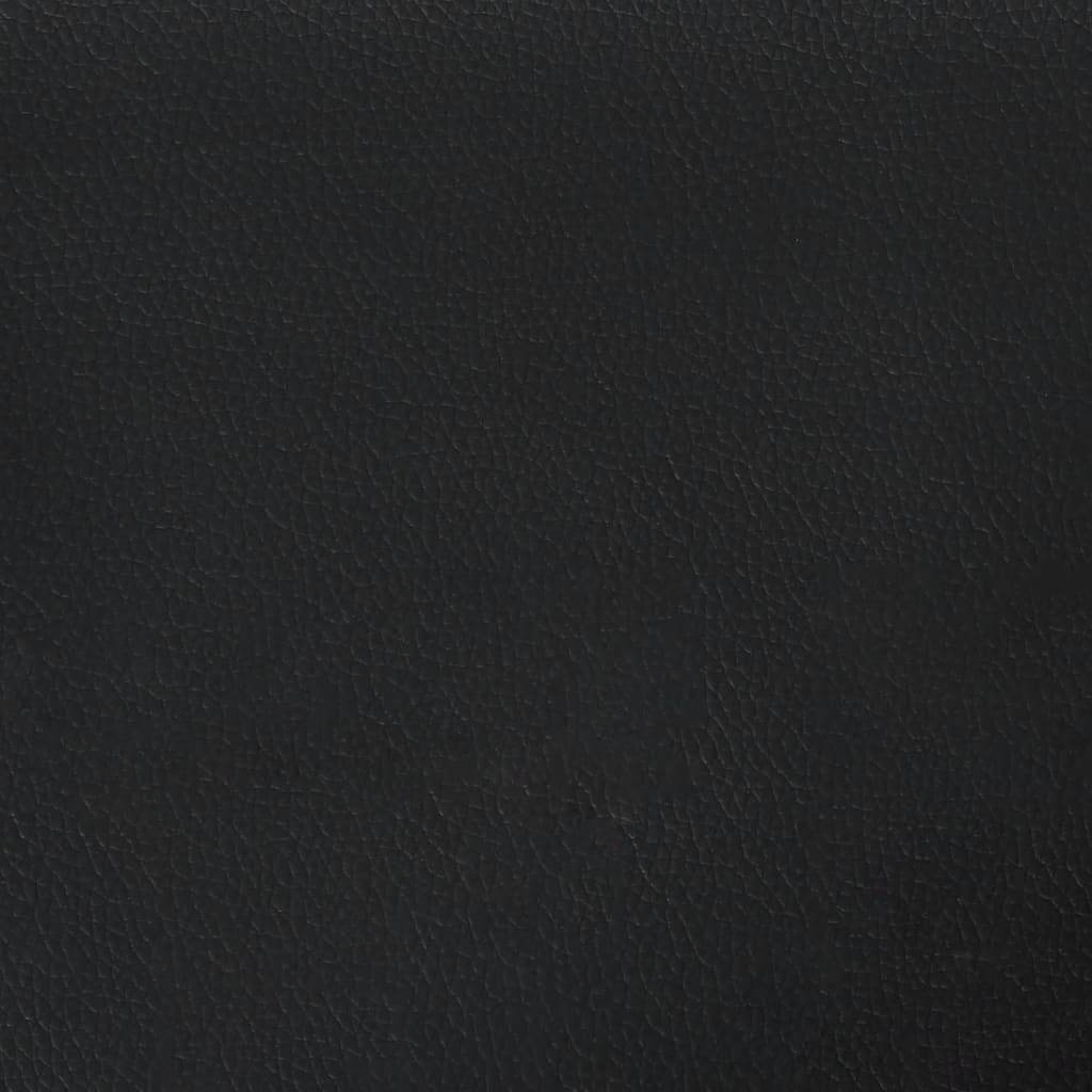 Pakoja, juodos spalvos, 70x55x41cm, dirbtinė oda