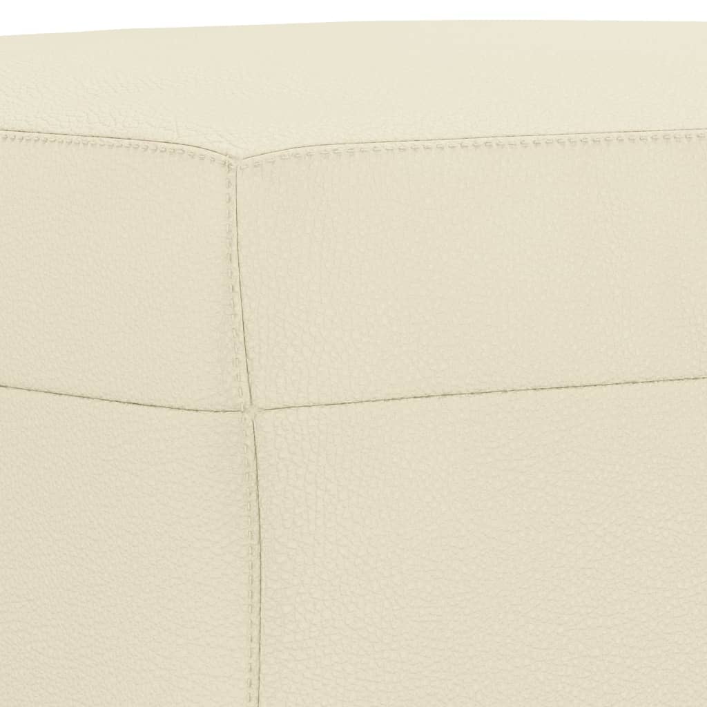 Pakoja, kreminės spalvos, 70x55x41cm, dirbtinė oda