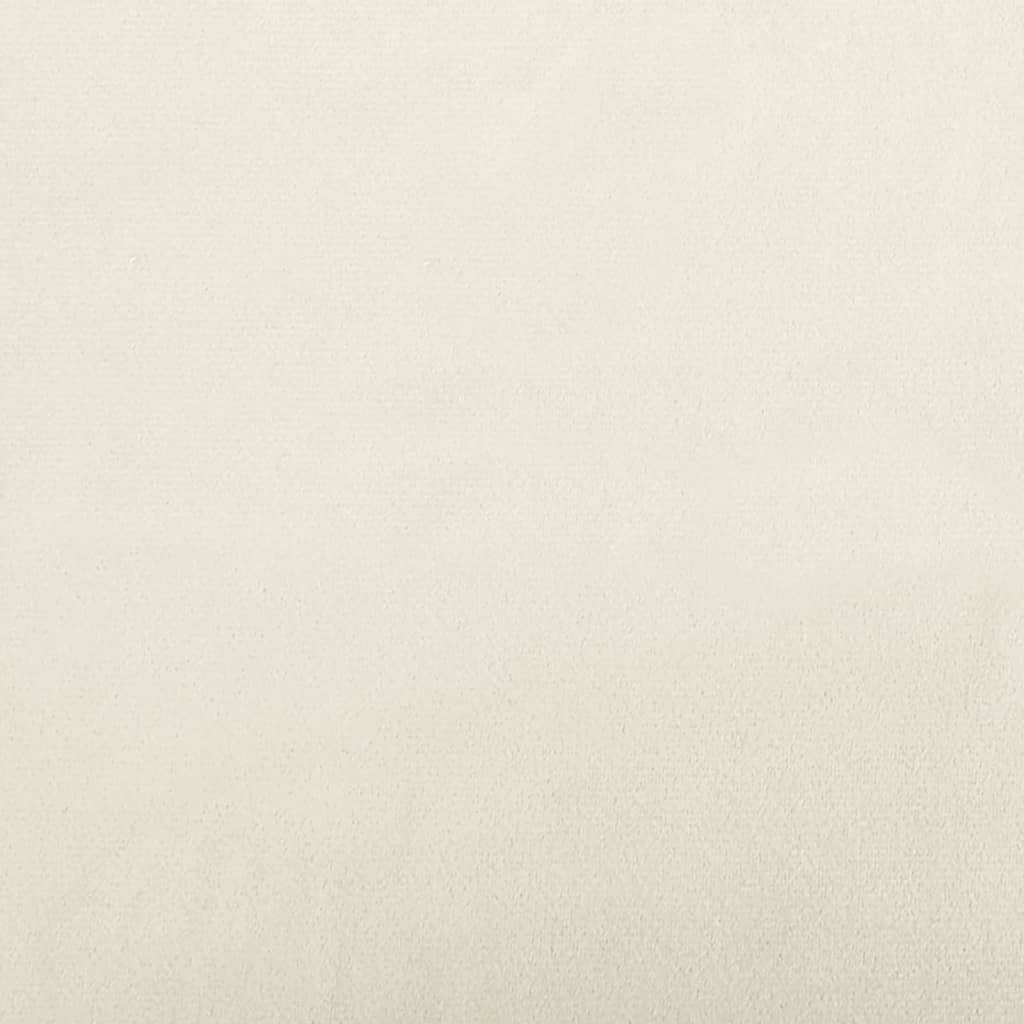 Pakoja, kreminės spalvos, 70x55x41cm, aksomas