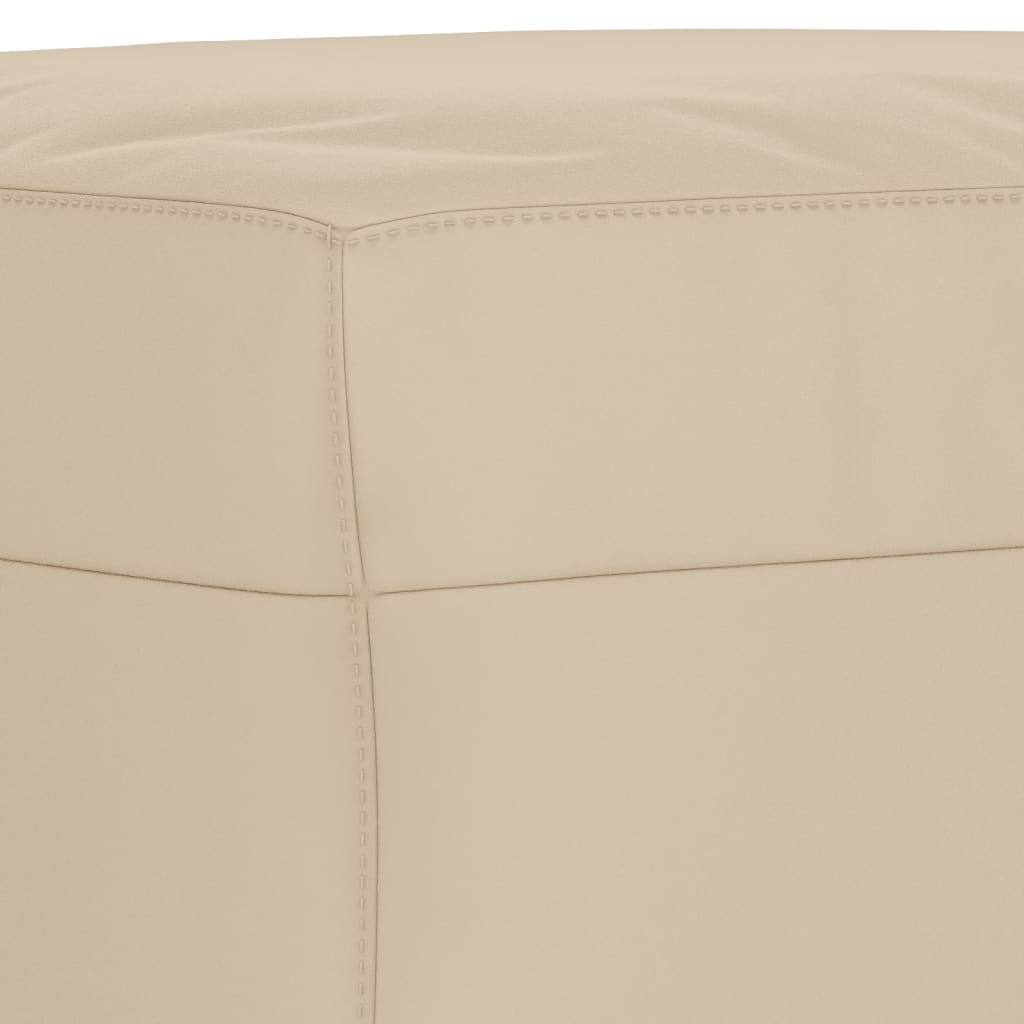 Pakoja, kreminės spalvos, 60x50x41cm, mikropluošto audinys