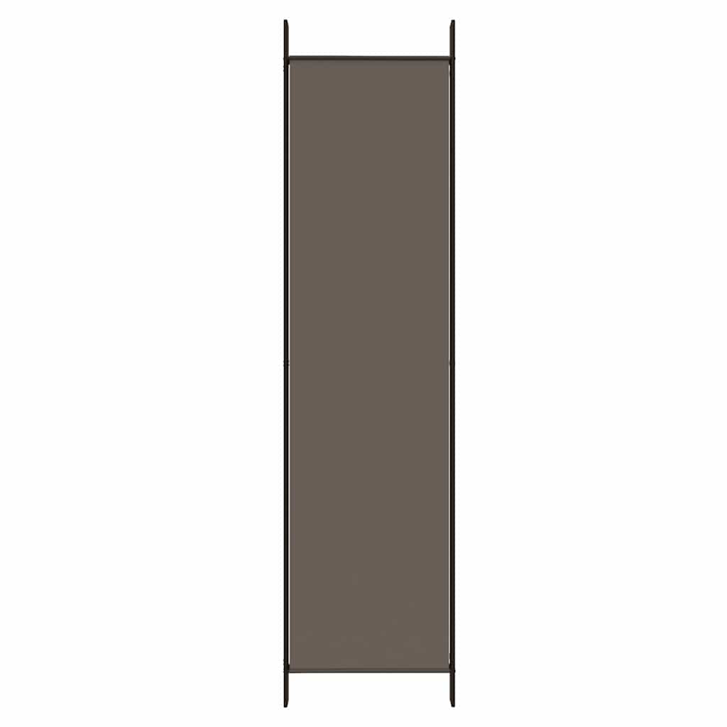 Kambario pertvara, 6 dalių, antracito, 300x200cm, audinys