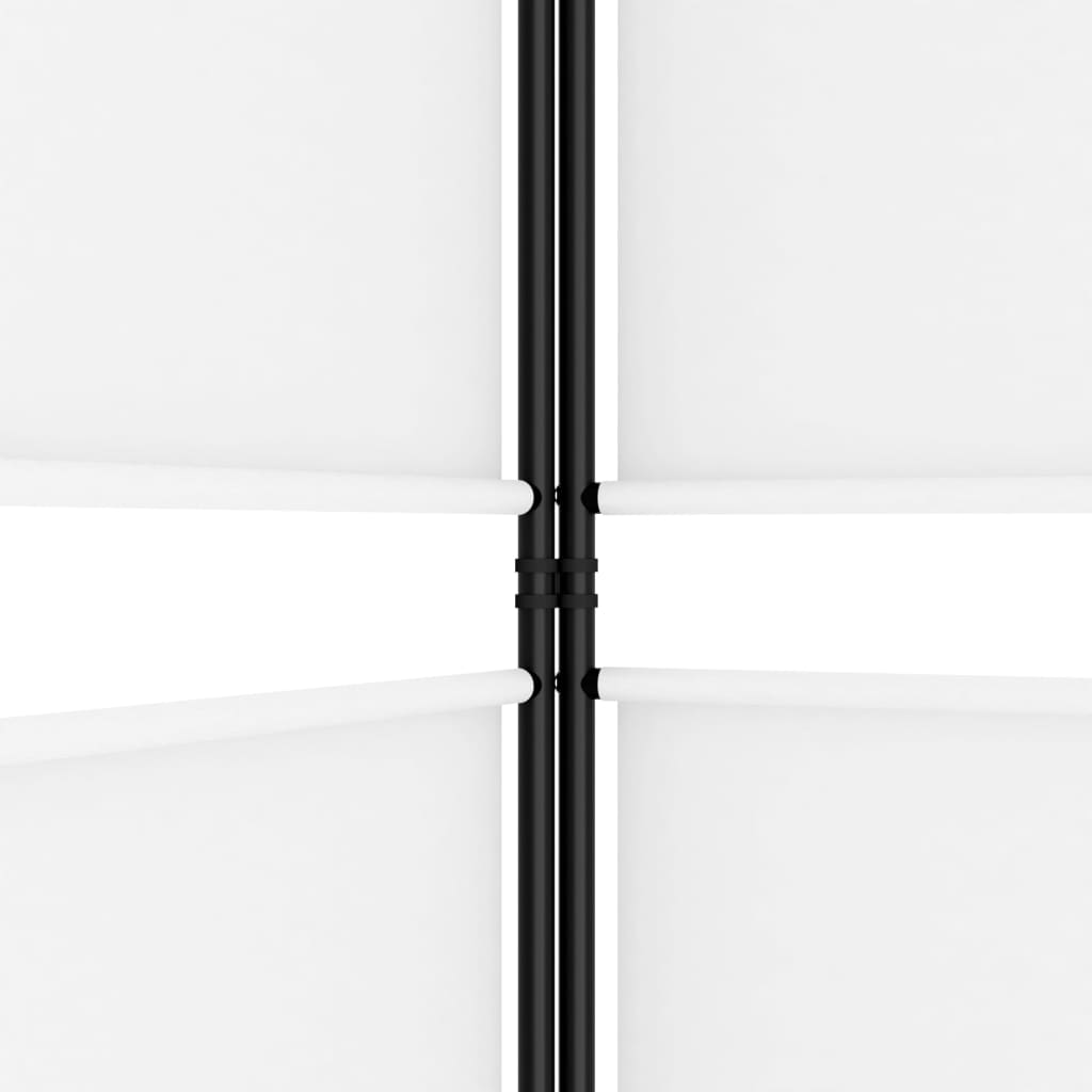 Kambario pertvara, 5 dalių, baltos spalvos, 250x200cm, audinys