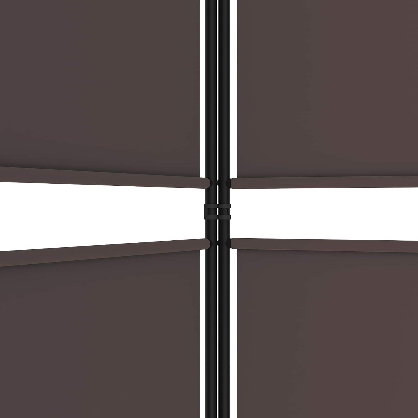 Kambario pertvara, 5 dalių, rudos spalvos, 250x200cm, audinys