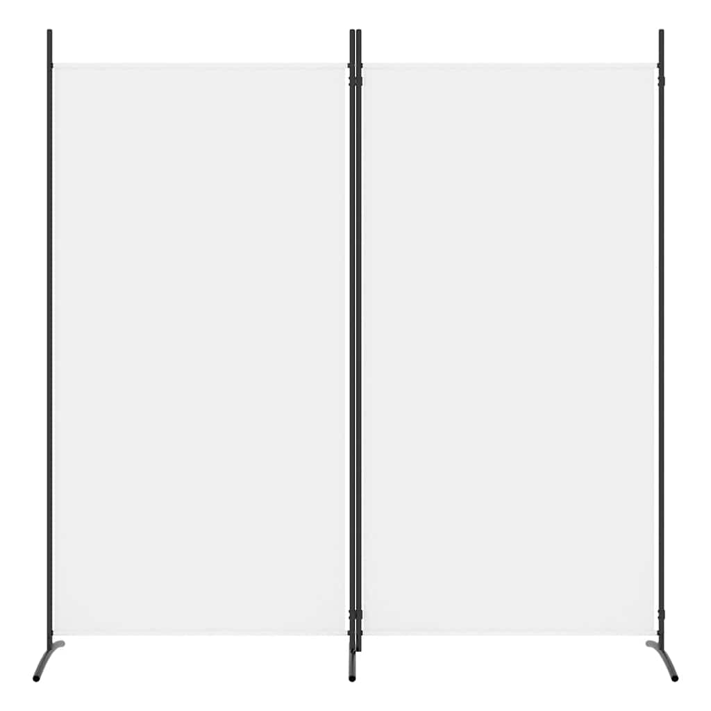 Kambario pertvara, 2 dalių, baltos spalvos, 175x180cm, audinys