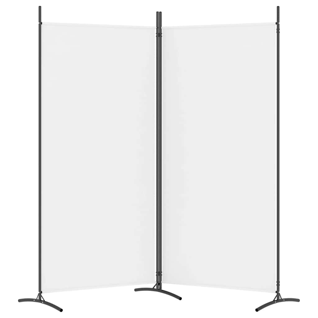 Kambario pertvara, 2 dalių, baltos spalvos, 175x180cm, audinys
