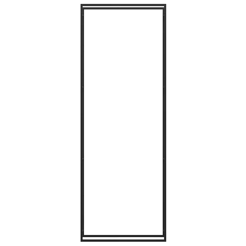 Stovas malkoms, matinės juodos spalvos, 110x28x312cm, plienas