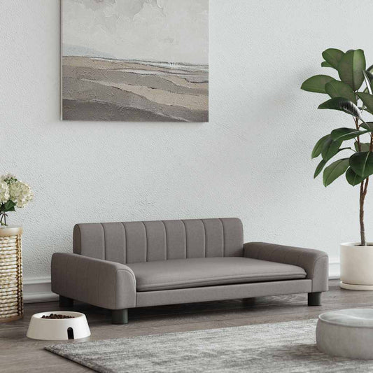 Lova šunims, taupe spalvos, 90x53x30cm, audinys