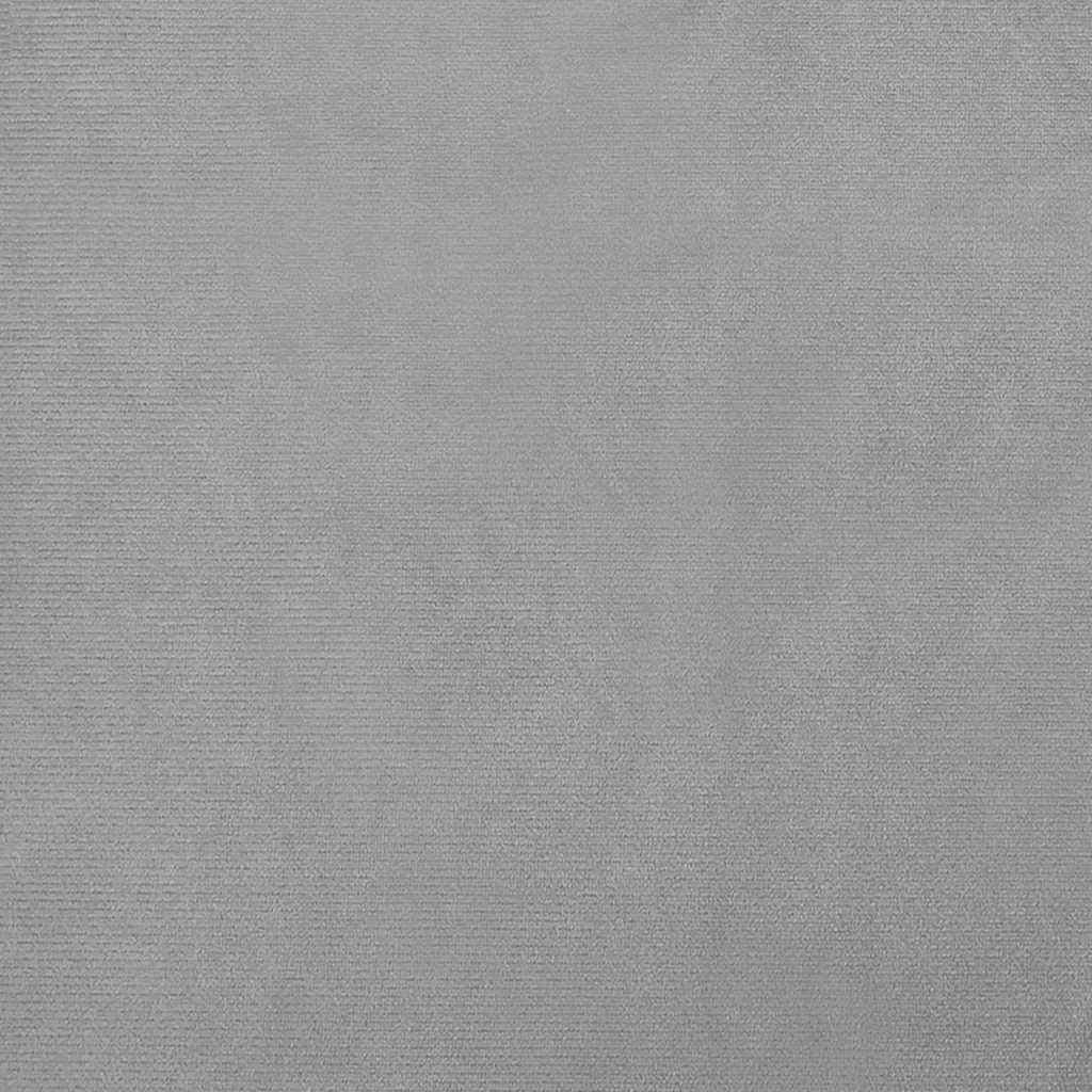 Lova šunims, šviesiai pilkos spalvos, 90x53x30cm, aksomas