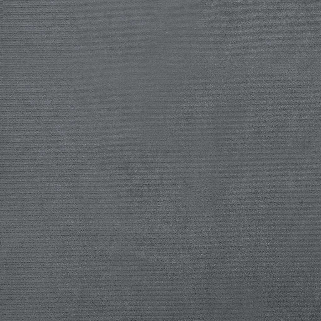 Lova šunims, tamsiai pilkos spalvos, 90x53x30cm, aksomas
