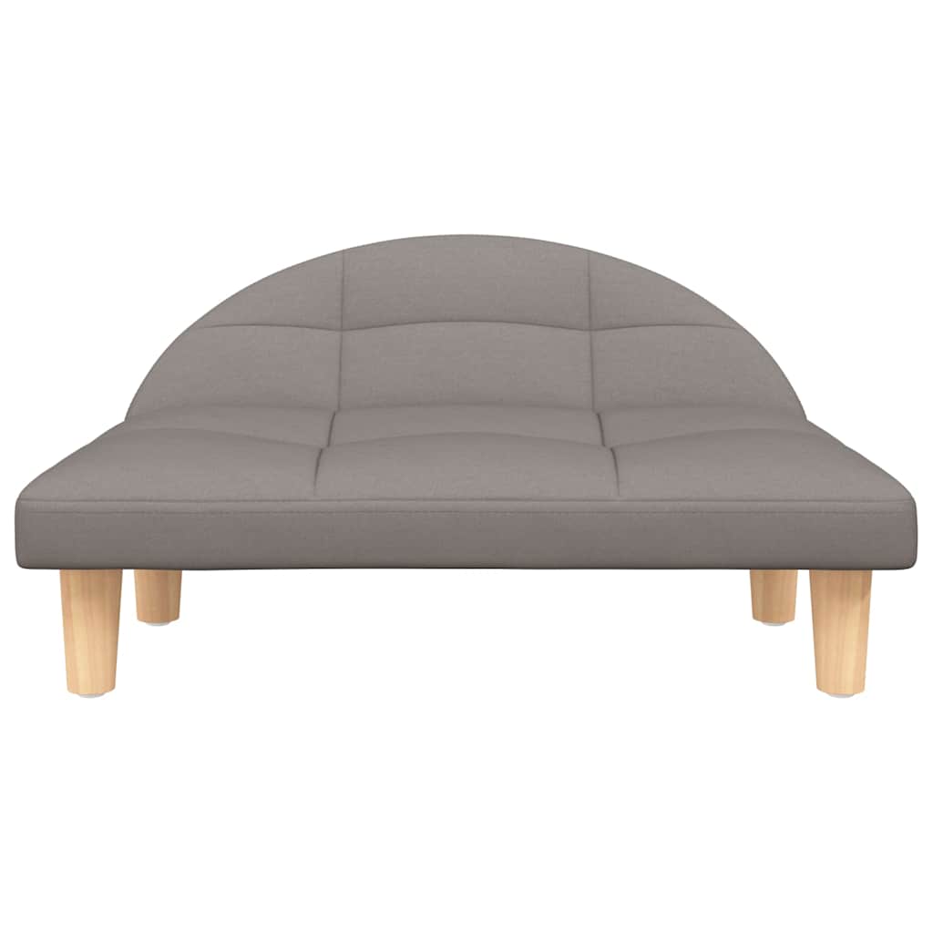 Lova šunims, rusva spalvos, 70x52x30 cm, audinys