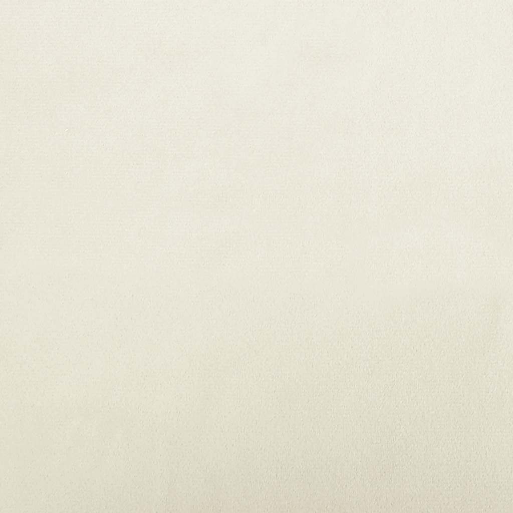 Lova šunims, kreminės spalvos, 70x52x30 cm, aksomas