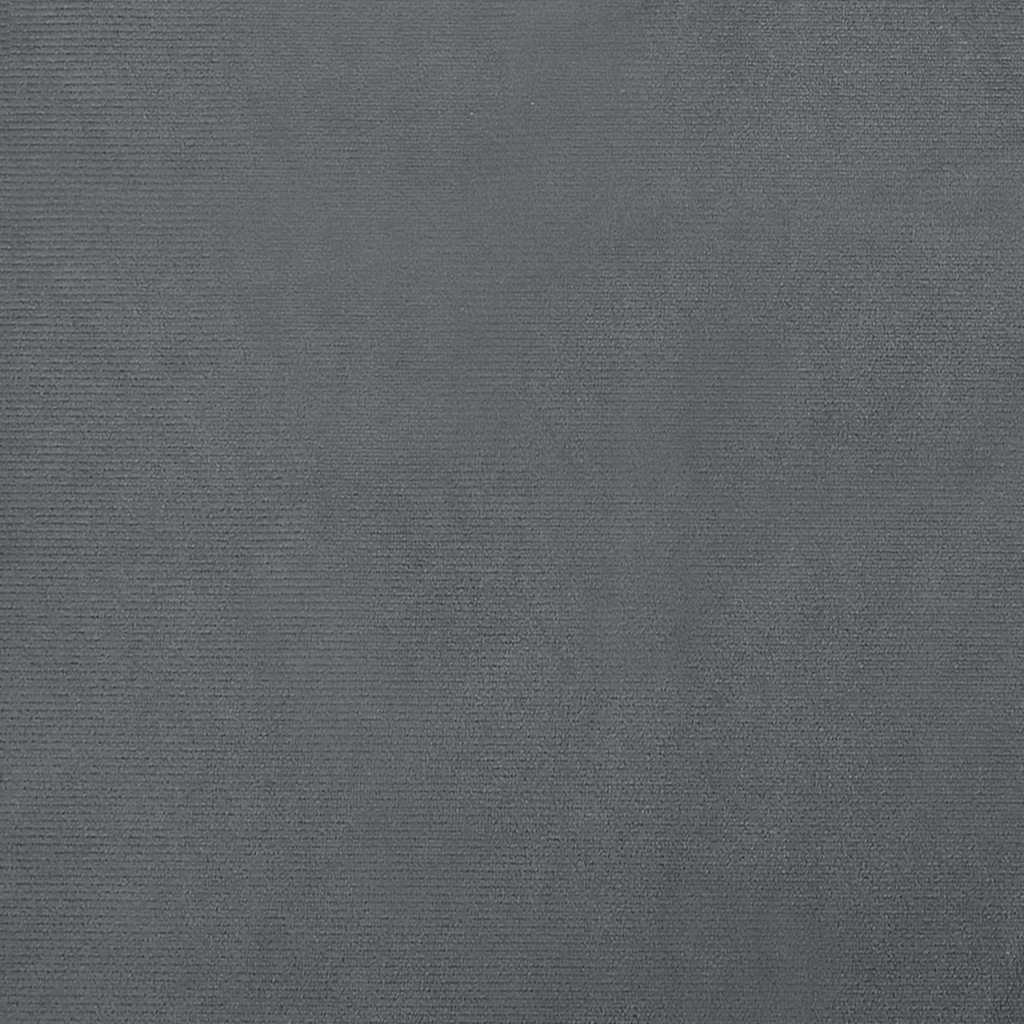 Lova šunims, tamsiai pilkos spalvos, 100x54x33cm, aksomas