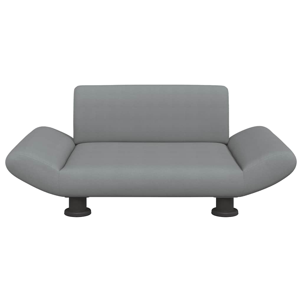 Lova šunims, šviesiai pilkos spalvos, 70x45x28cm, audinys