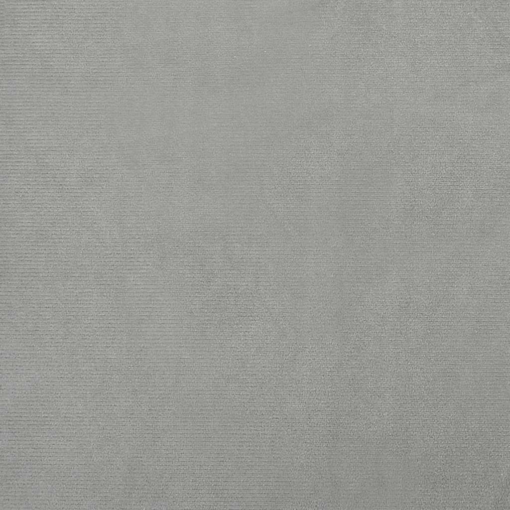 Lova šunims, šviesiai pilkos spalvos, 100x50x21cm, aksomas