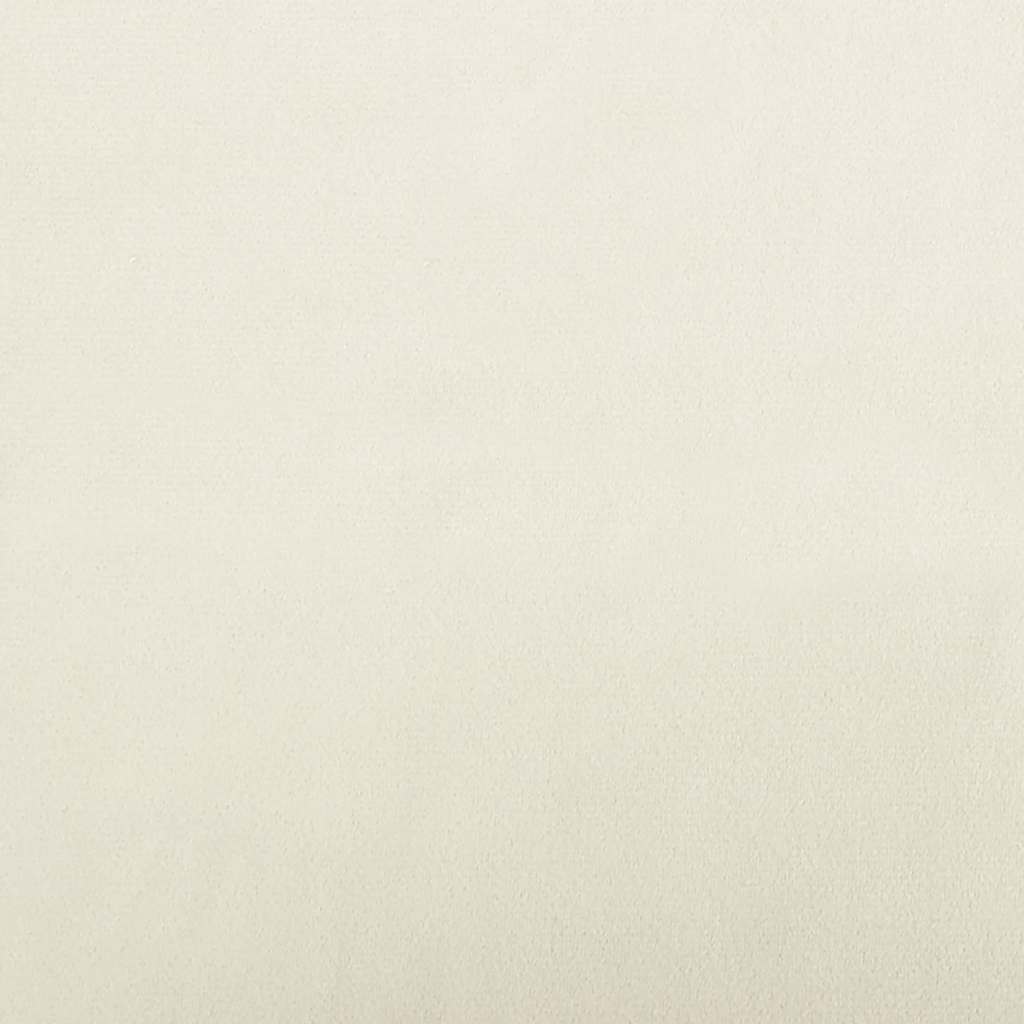 Lova šunims, kreminės spalvos, 100x50x21cm, aksomas