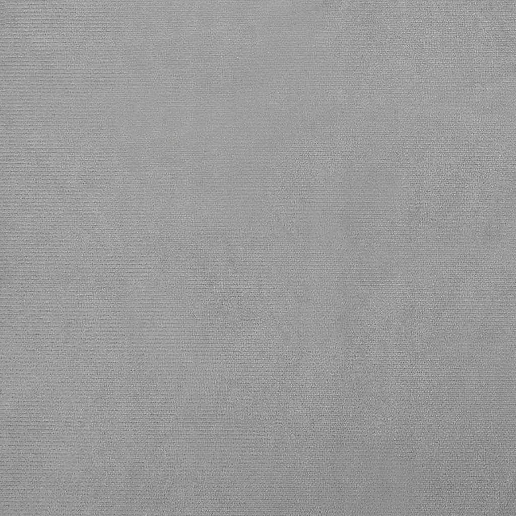 Lova šunims, šviesiai pilkos spalvos, 70x48x22cm, aksomas