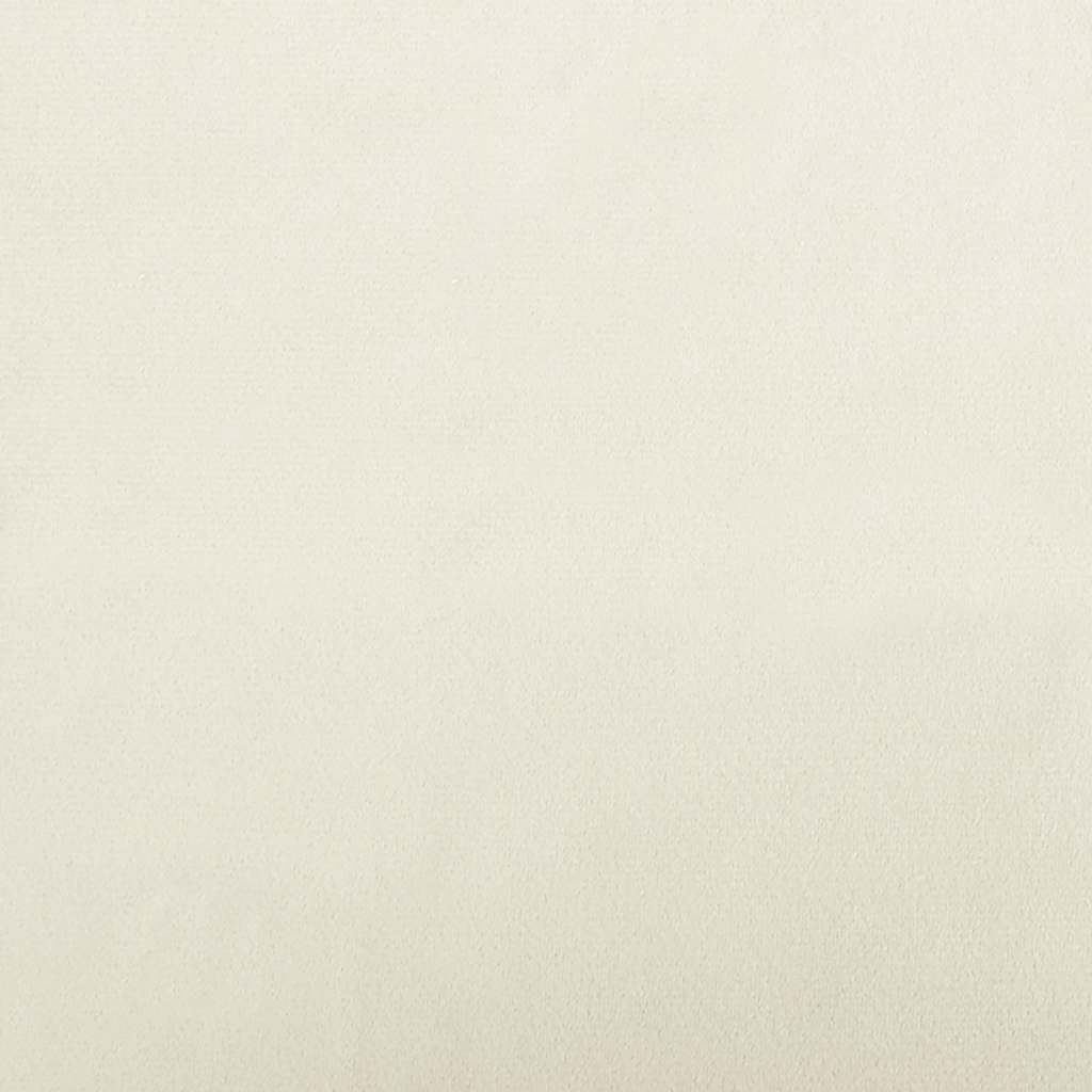 Lova šunims, kreminės spalvos, 70x48x22cm, aksomas