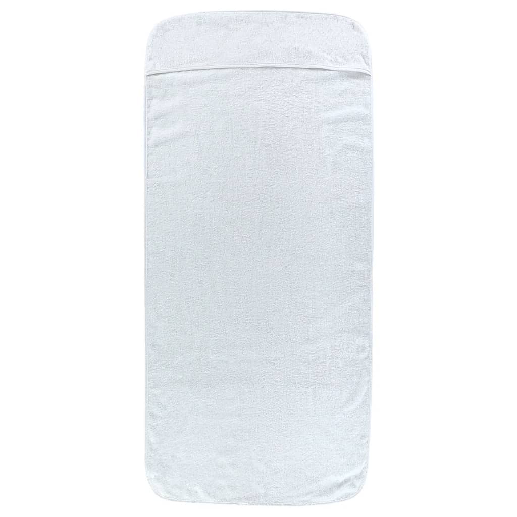 Paplūdimio rankšluosčiai, 4vnt., balti, 60x135cm, audinys