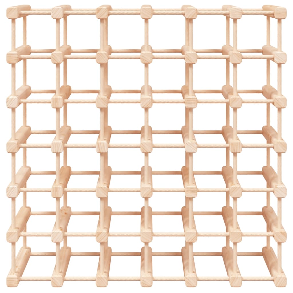 Vyno laikiklis 42 buteliams, 68,5x23x68,5cm, pušies masyvas