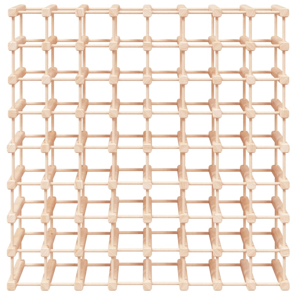 Vyno laikiklis 72 buteliams, 90,5x23x90,5cm, pušies masyvas