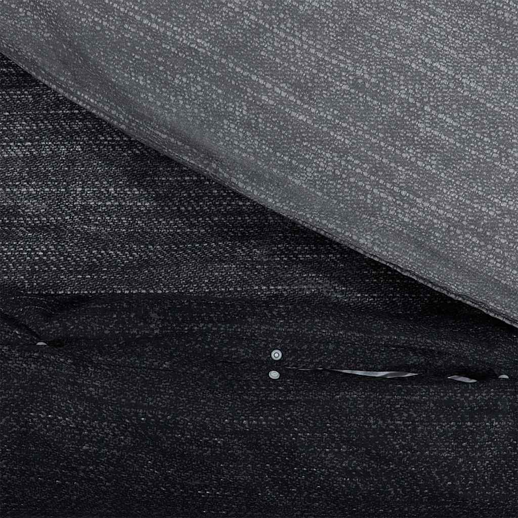 Patalynės komplektas, tamsiai pilkas, 220x240cm, medvilnė