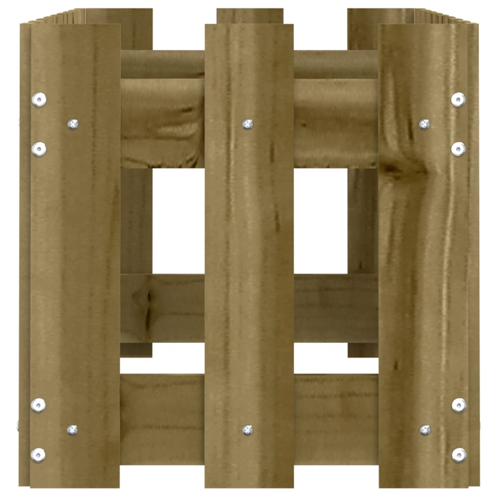 Sodo lovelis, 100x30x30cm, impregnuota pušis, tvorelės dizaino