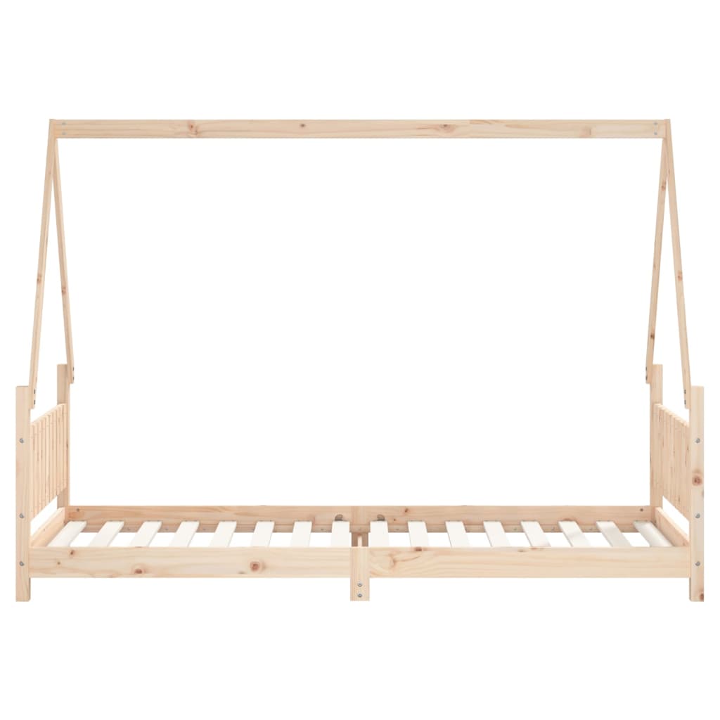Vaikiškos lovos rėmas, 80x200cm, pušies medienos masyvas