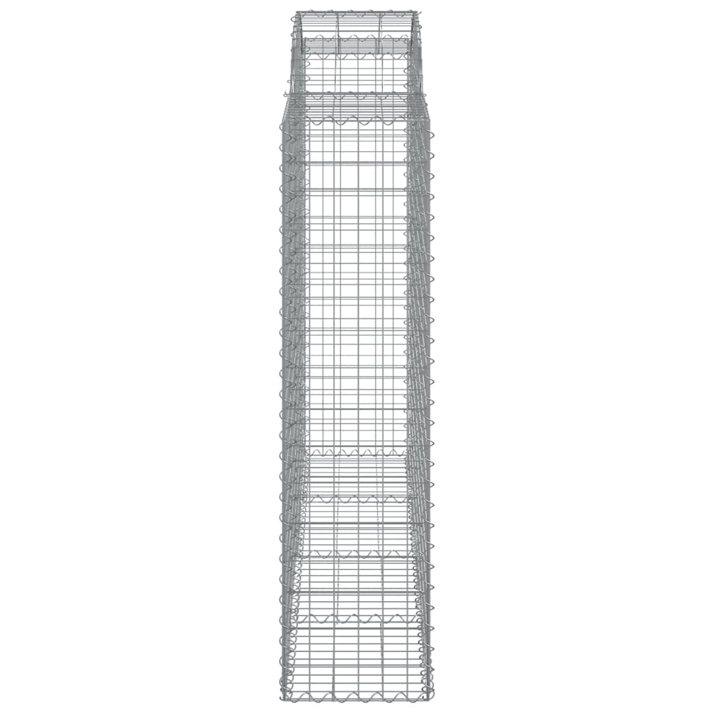 Išlenkti gabiono krepšiai, 20 vnt., 200x50x160/180cm, geležis