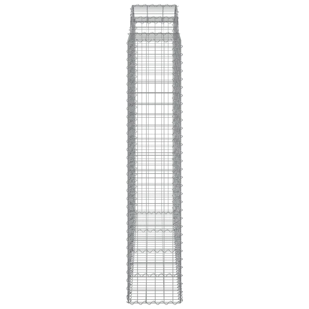 Išlenkti gabiono krepšiai, 11vnt., 200x50x200/220cm, geležis