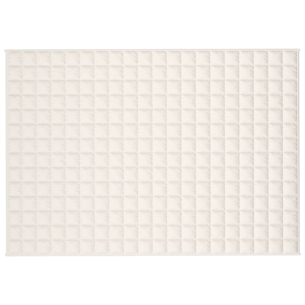Sunki antklodė, šviesi kreminė, 138x200cm, audinys, 6kg