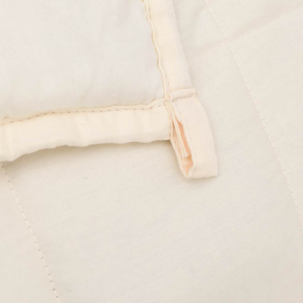 Sunki antklodė, šviesi kreminė, 155x220cm, audinys, 7kg