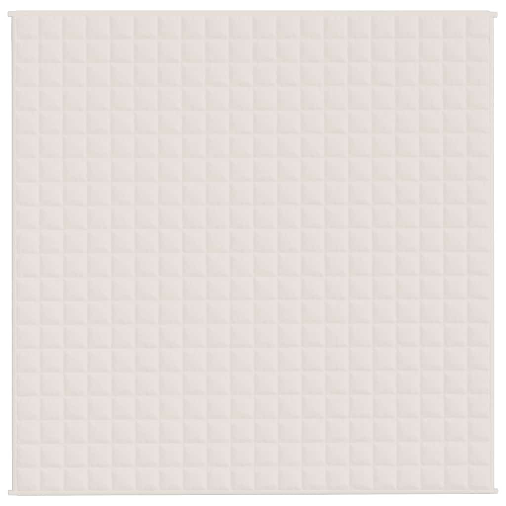 Sunki antklodė, šviesi kreminė, 200x200cm, audinys, 9kg