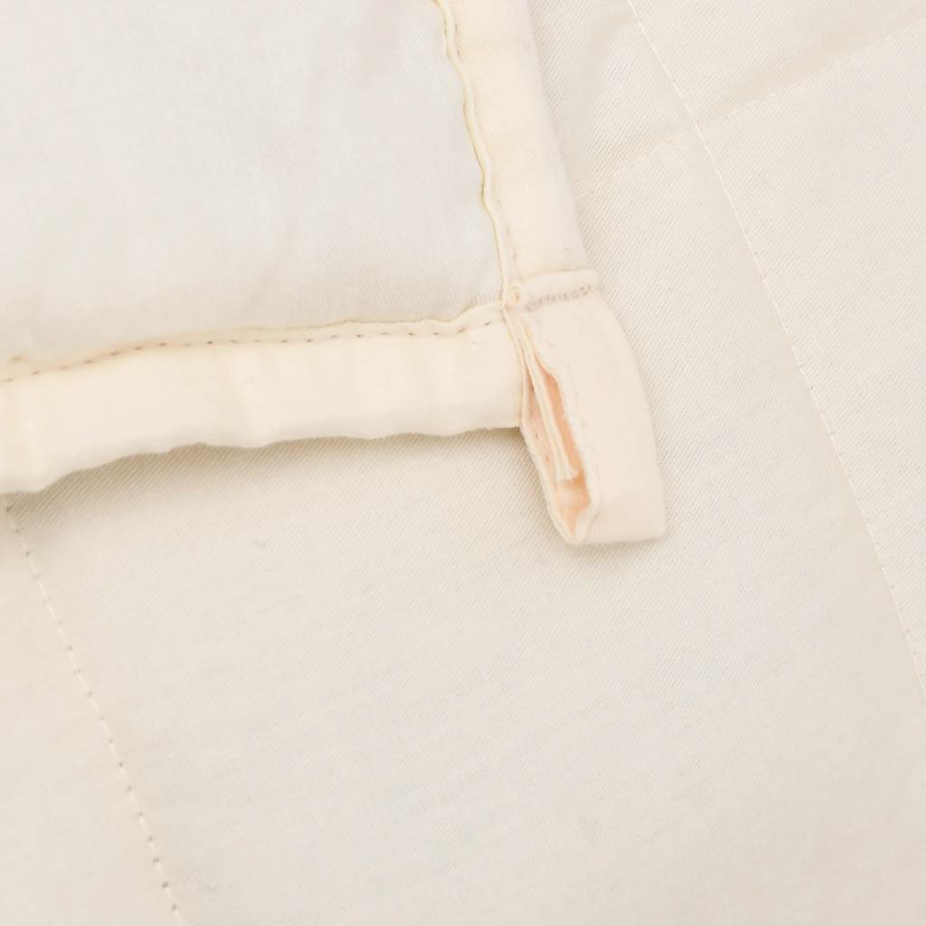 Sunki antklodė, šviesi kreminė, 200x200cm, audinys, 9kg