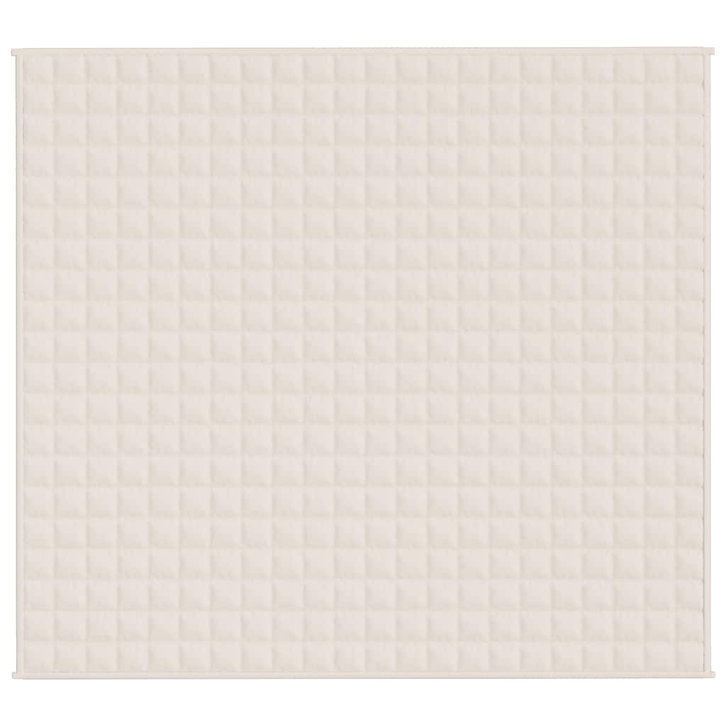 Sunki antklodė, šviesi kreminė, 200x225cm, audinys, 9kg