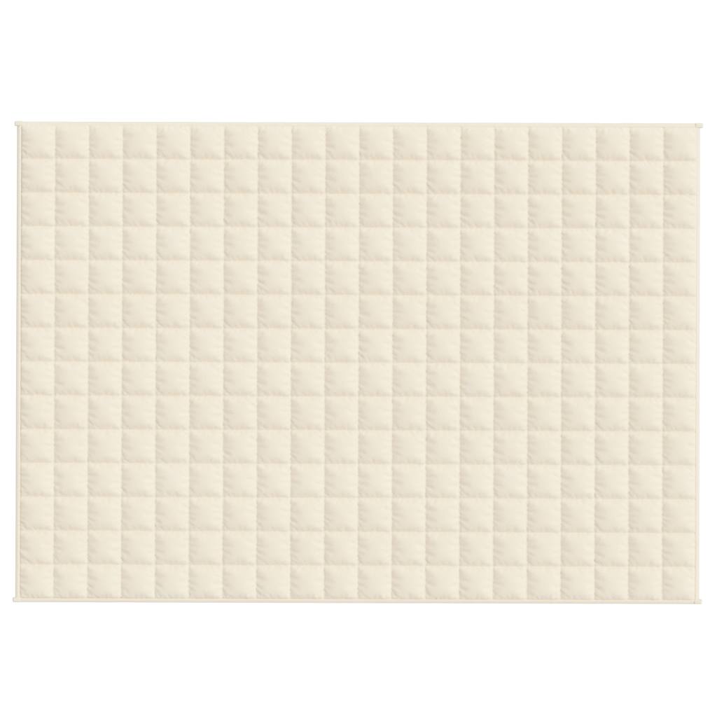 Sunki antklodė, šviesi kreminė, 138x200cm, audinys, 10kg