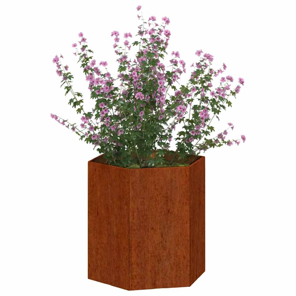 Lovelis, rūdžių spalvos, 40x40x45cm, Corten plienas