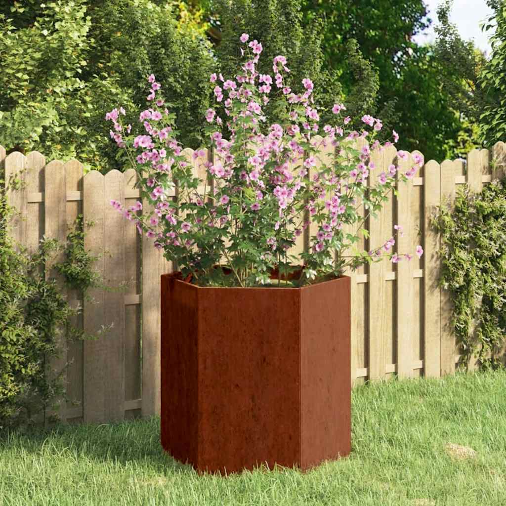 Lovelis, rūdžių spalvos, 40x40x45cm, Corten plienas