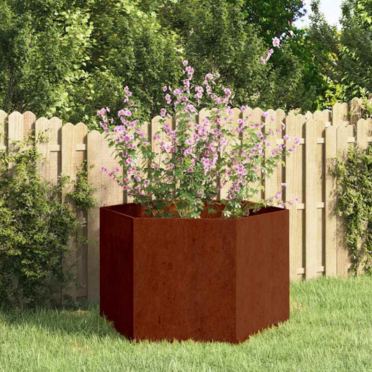 Lovelis, rūdžių spalvos, 60x60x45cm, Corten plienas