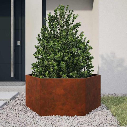 Lovelis, rūdžių spalvos, 90x90x45cm, Corten plienas